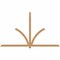Ekena Millwork Redmond Timber Gable Bracket, Western Red Cedar, 108"W x 63"H x 1 1/2"D x 3 1/2"F, 14/12 Pitch GBW108X63X0204RED00SWR - alternate 1